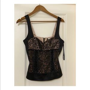 Black & Beige Corset